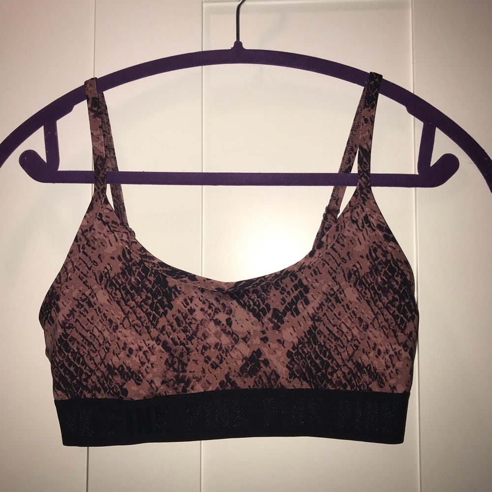Pink Sports Bra